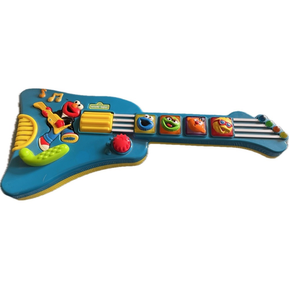 1998 Tyco Sesame Street Elmo's Rock & Roll Guitar - Works Great